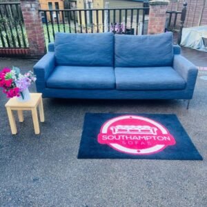 Charcoal Grey 2/3 Seater Modern Sofa By Dwell