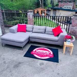 DFS Grey Left Hand Corner L Shape Chaise Sofa