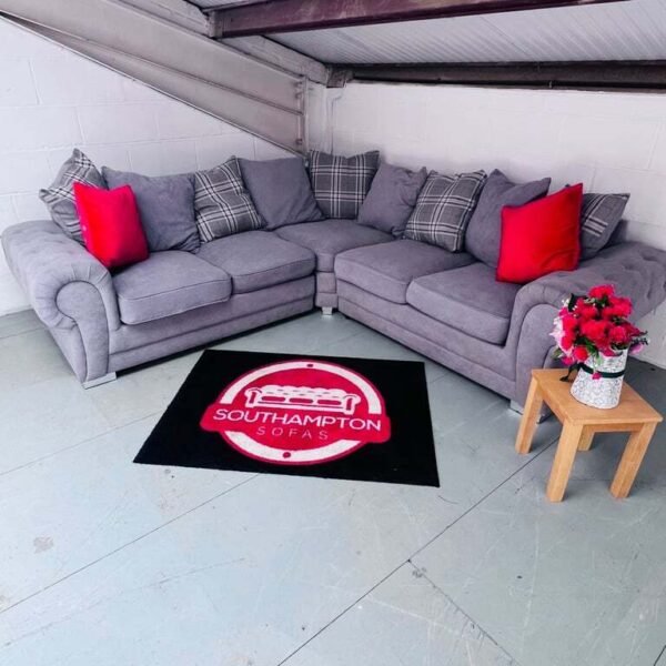 DFS Verona Grey Large Corner Sofa