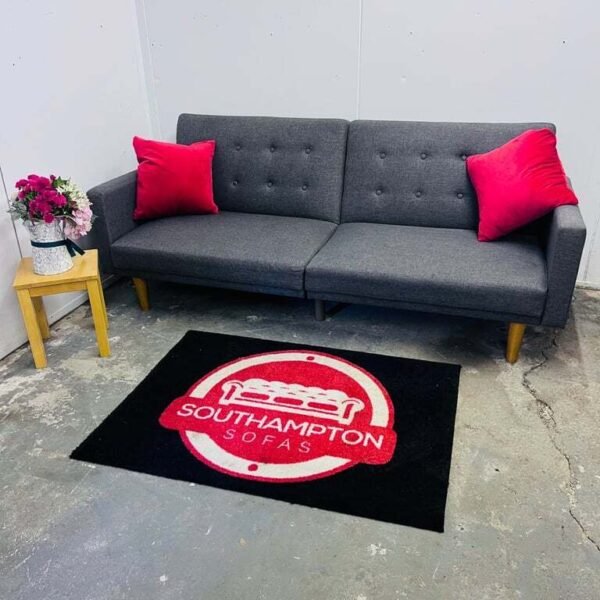 Dark Grey 3 Seater Sofa / Sofa Bed